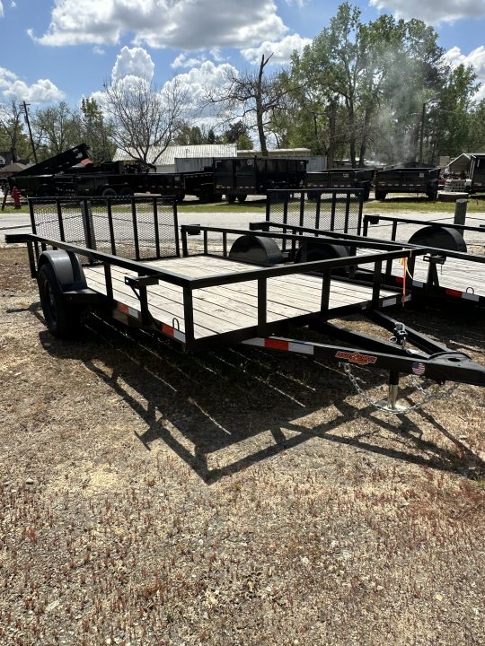New 76x12 D2E Dovetail Utility Trailer