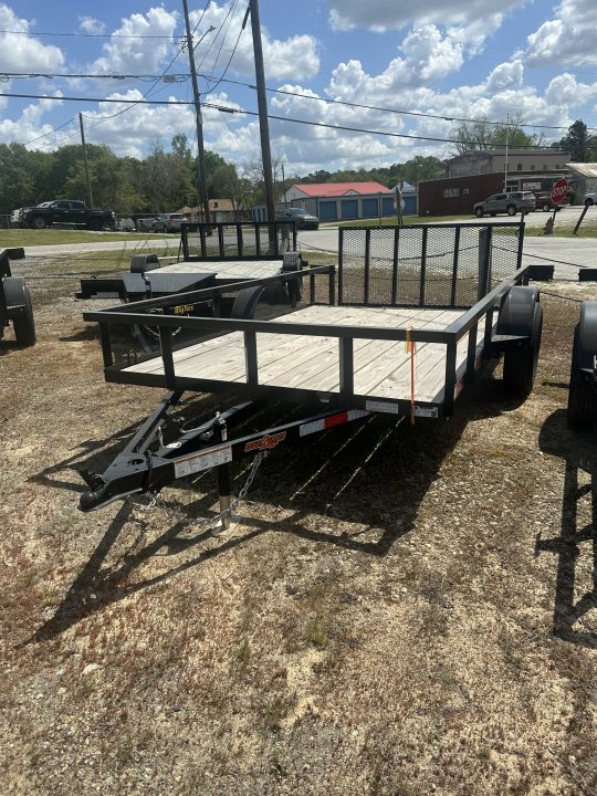 New 76x12 D2E Dovetail Utility Trailer