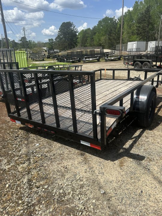 New 76x12 D2E Dovetail Utility Trailer