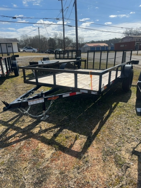 New 2025 Down 2 Earth Trailers DTE 76x12 Dovetail Utility Trailer