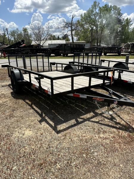 New 76x12 D2E Dovetail Utility Trailer