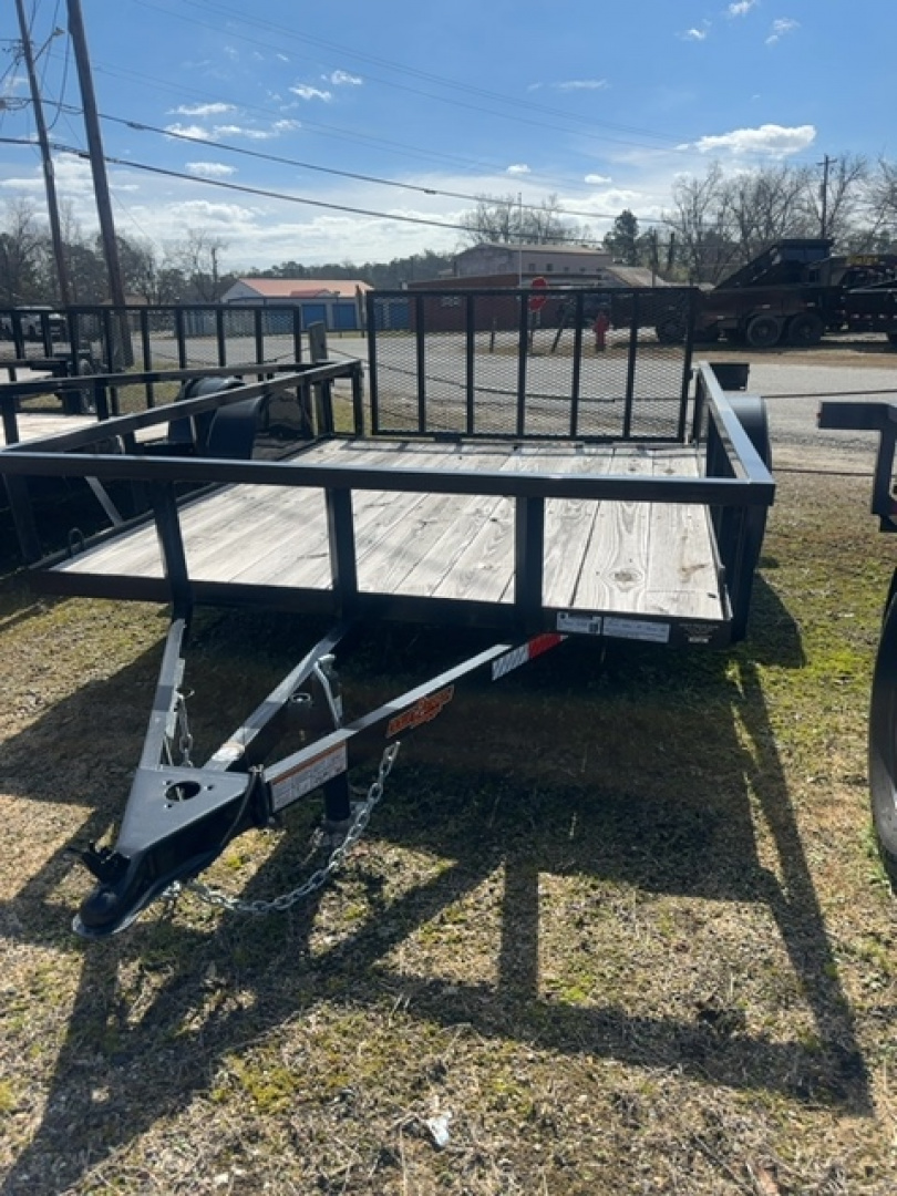 New D2E 76x10 Dovetail Utility Trailer