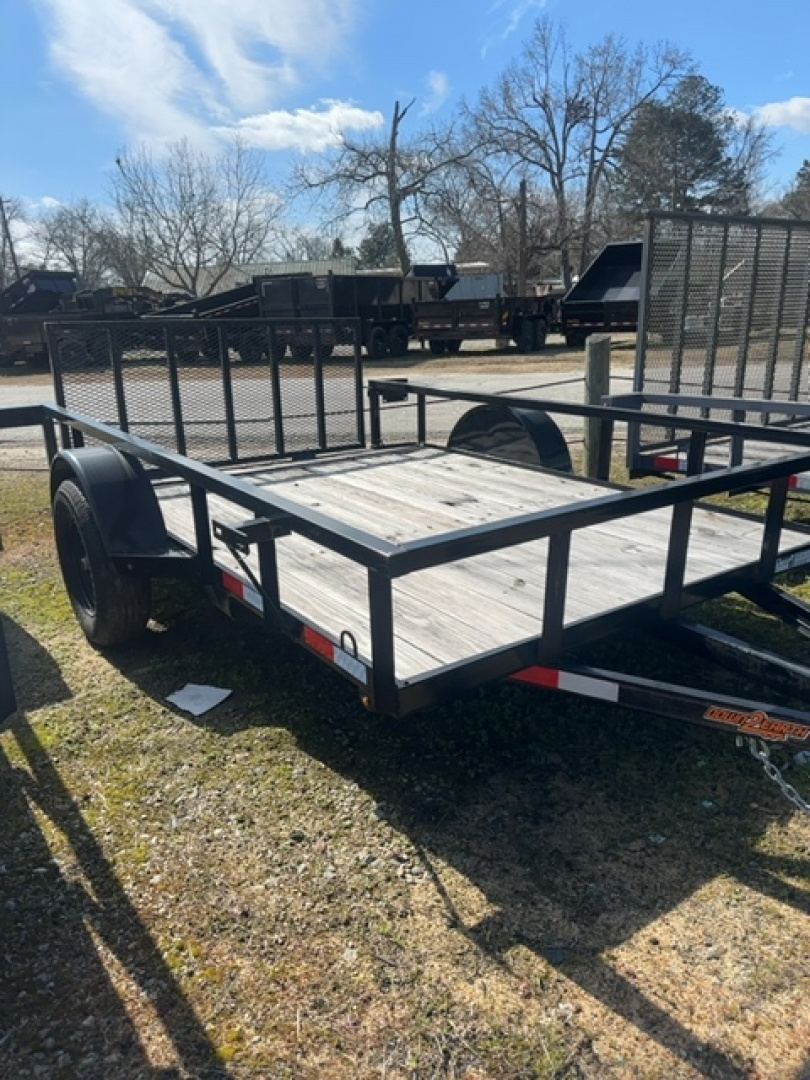 New D2E 76x10 Dovetail Utility Trailer