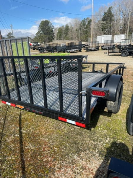 New D2E 76x10 Dovetail Utility Trailer