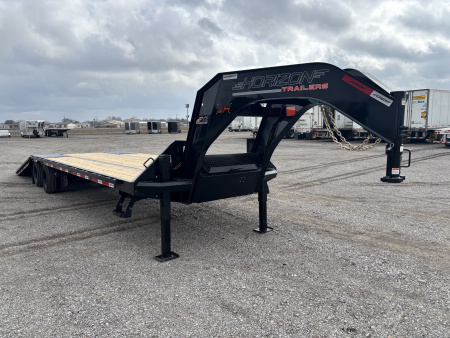 New 2026 Horizon Trailers FYZ 34' HYD Tilt GN Equipment Trailer