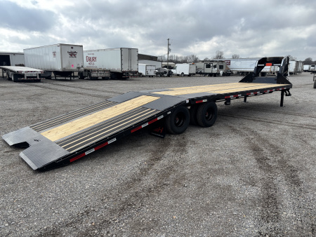 New 2026 Horizon Trailers FYZ 34' HYD Tilt GN Equipment Trailer