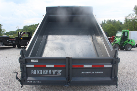 New 2026 Moritz 6' 10" x 12' Heavy Commercial DLH Series Dump Trailer - 14000# GVW