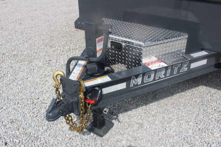 New 2026 Moritz 6' 10" x 12' Heavy Commercial DLH Series Dump Trailer - 14000# GVW