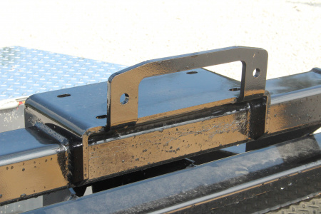 New 2026 Moritz 7' x 16' + 6' Low Pro - Hydraulic Power Tail - Equipment Trailer - 16000# GVW