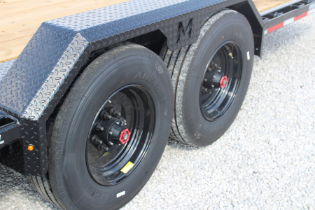 New 2026 Moritz 7' x 16' + 8' Low Pro - Gravity Tilt - Equipment Trailer - 25900# GVW