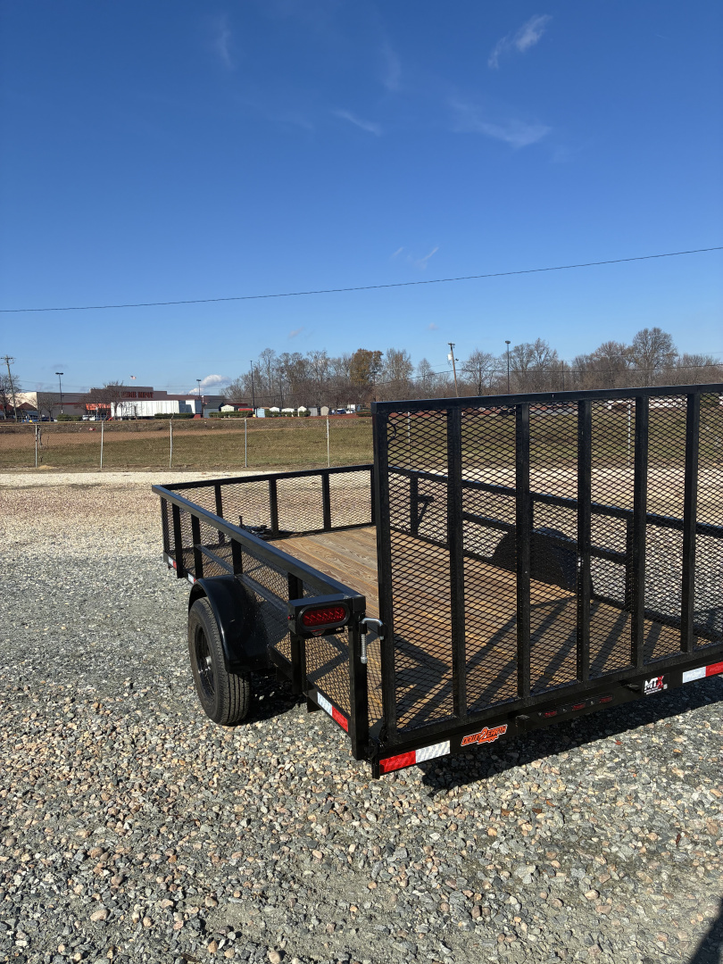 New 2026 Down 2 Earth Trailers 6x12 w/ Gate and 2' Expanded Metal Sides