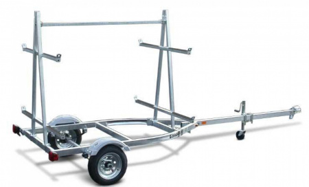 New 2026 Load Rite 4 Place Kayak Trailer w/ Swing up Jack