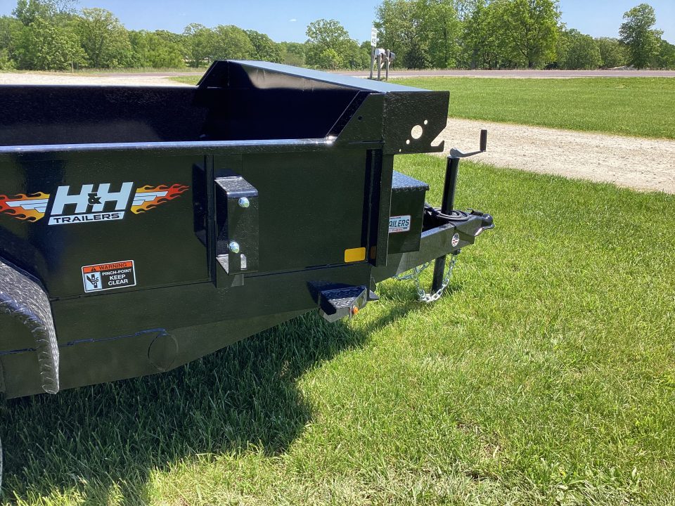 New 2026 H&H Trailers 62x10 Utility Dump Trailer, 7K