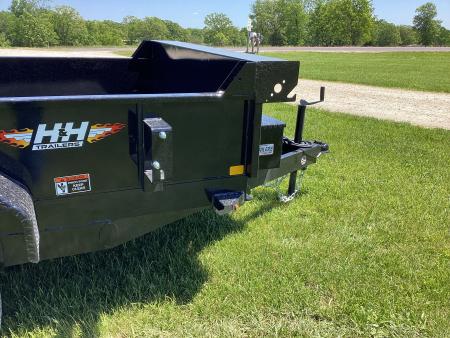 New 2026 H&H Trailers 62x10 Utility Dump Trailer, 7K