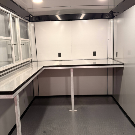 New 7X14TA Pink Concession Trailer