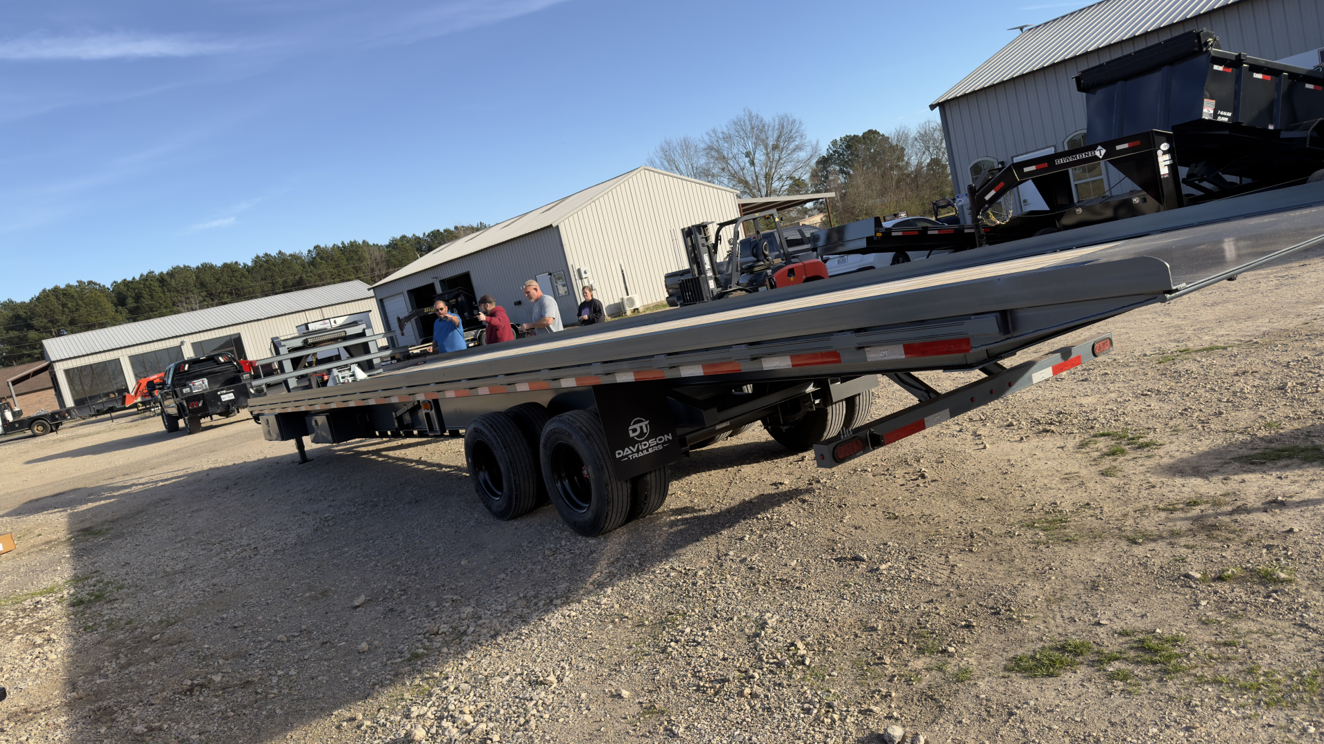 New 2026 Davidson Trailers 40 x 102 Container Tilt Deckover Trailer