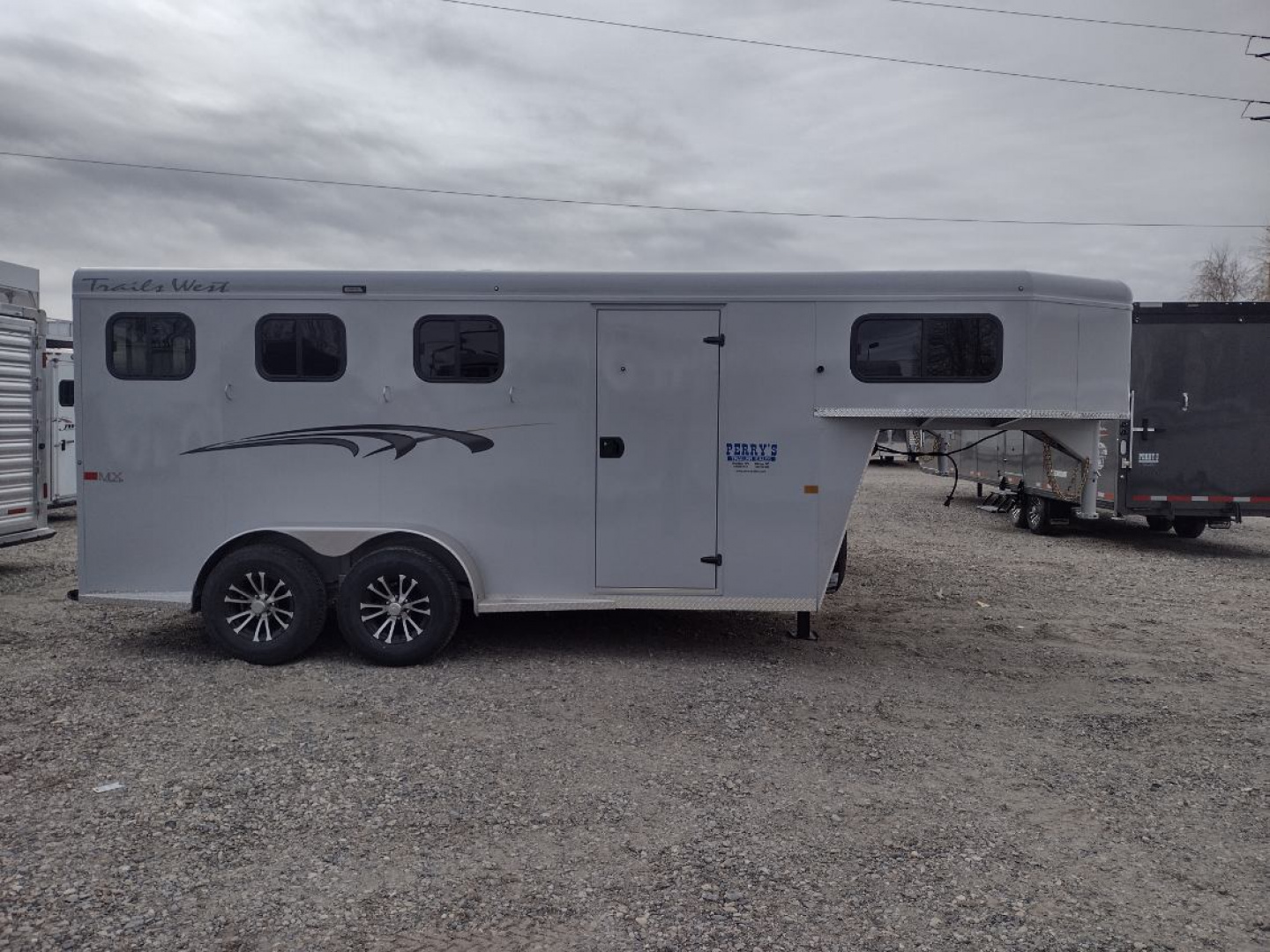 New 2026 Trails West Adventure 3 Horse Trailer
