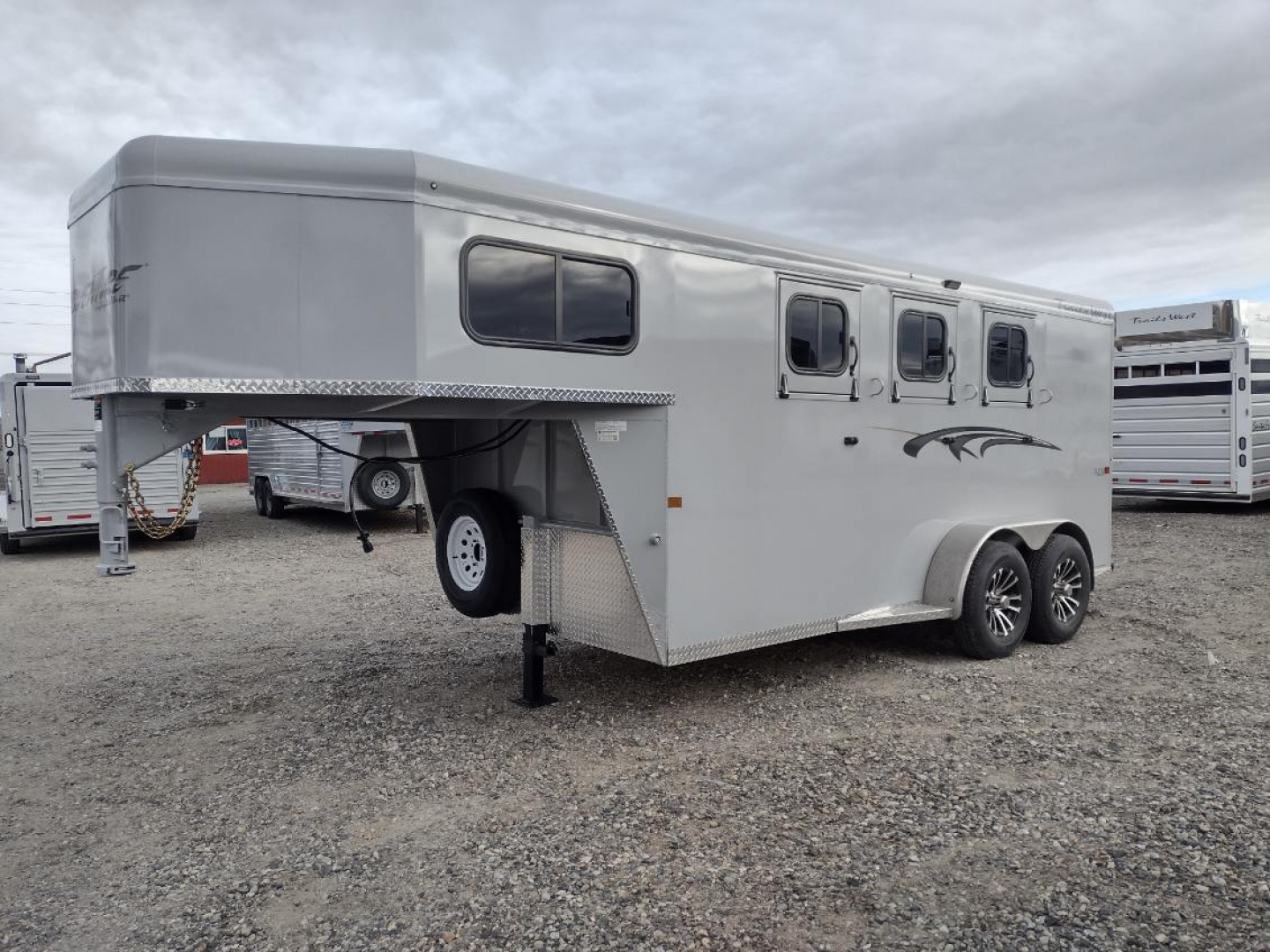 New 2026 Trails West Adventure 3 Horse Trailer