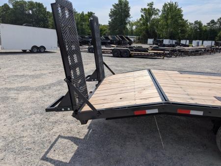 New 2026 Down 2 Earth Trailers 24ft 16K Deckover w/ Fold Up Ramps