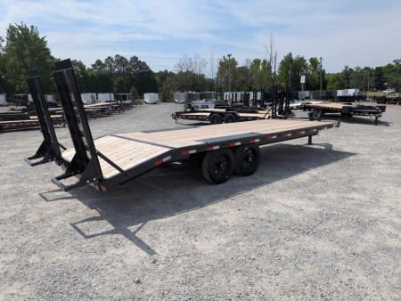 New 2026 Down 2 Earth Trailers 24ft 16K Deckover w/ Fold Up Ramps