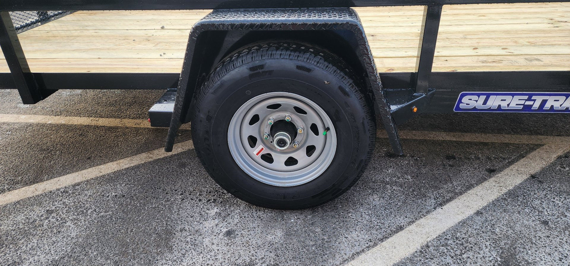 New 7 x 14 Sure-Trac Tube Top Utility Trailer 5k*** Brakes