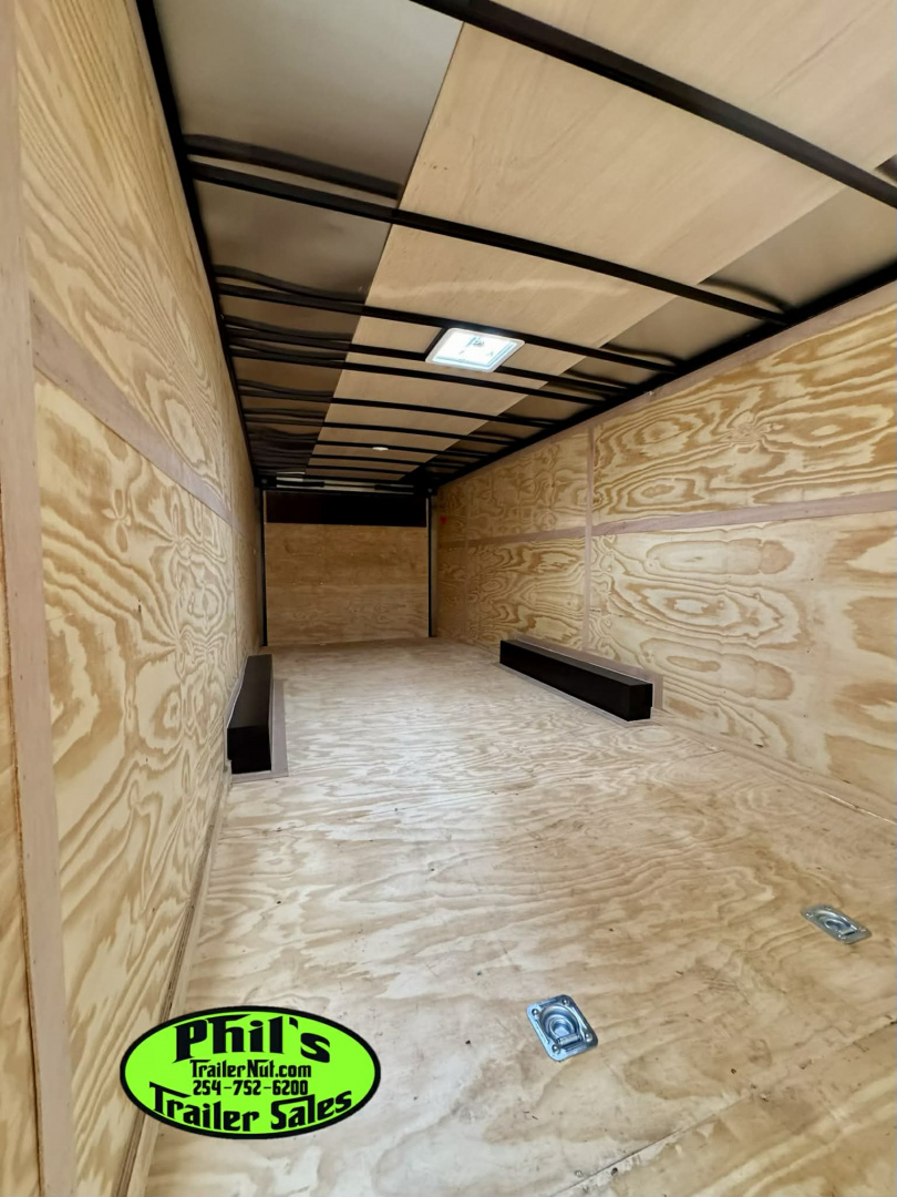 New 2026 Continental Cargo 8.5X28 CAR HAULER UPGRADED .080 EXTERIOR / REAR WING Cargo / Enclosed Trailer