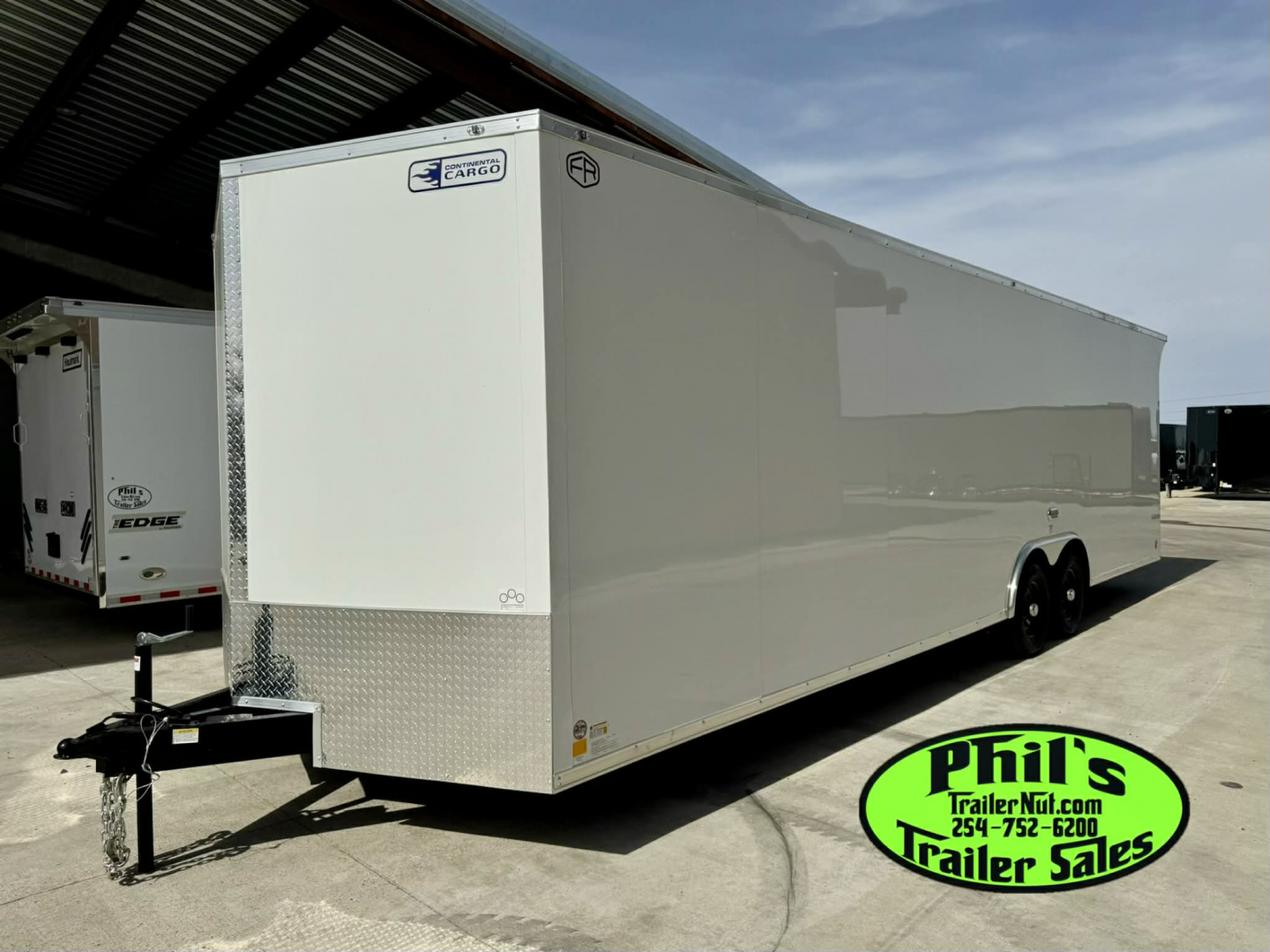 New 2026 Continental Cargo 8.5X28 CAR HAULER UPGRADED .080 EXTERIOR / REAR WING Cargo / Enclosed Trailer