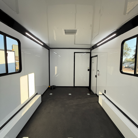 New 8.5X24TA3 Charcoal Race Ready Trailer