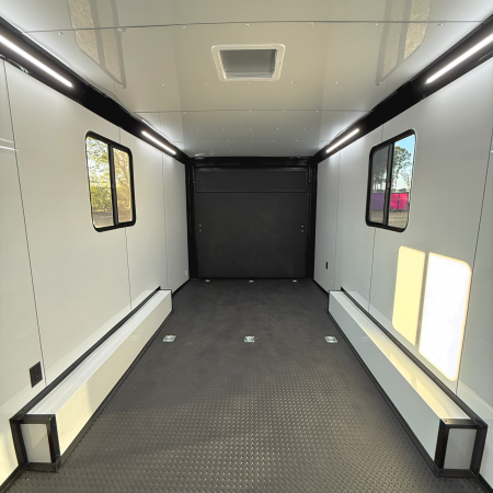 New 8.5X24TA3 Charcoal Race Ready Trailer