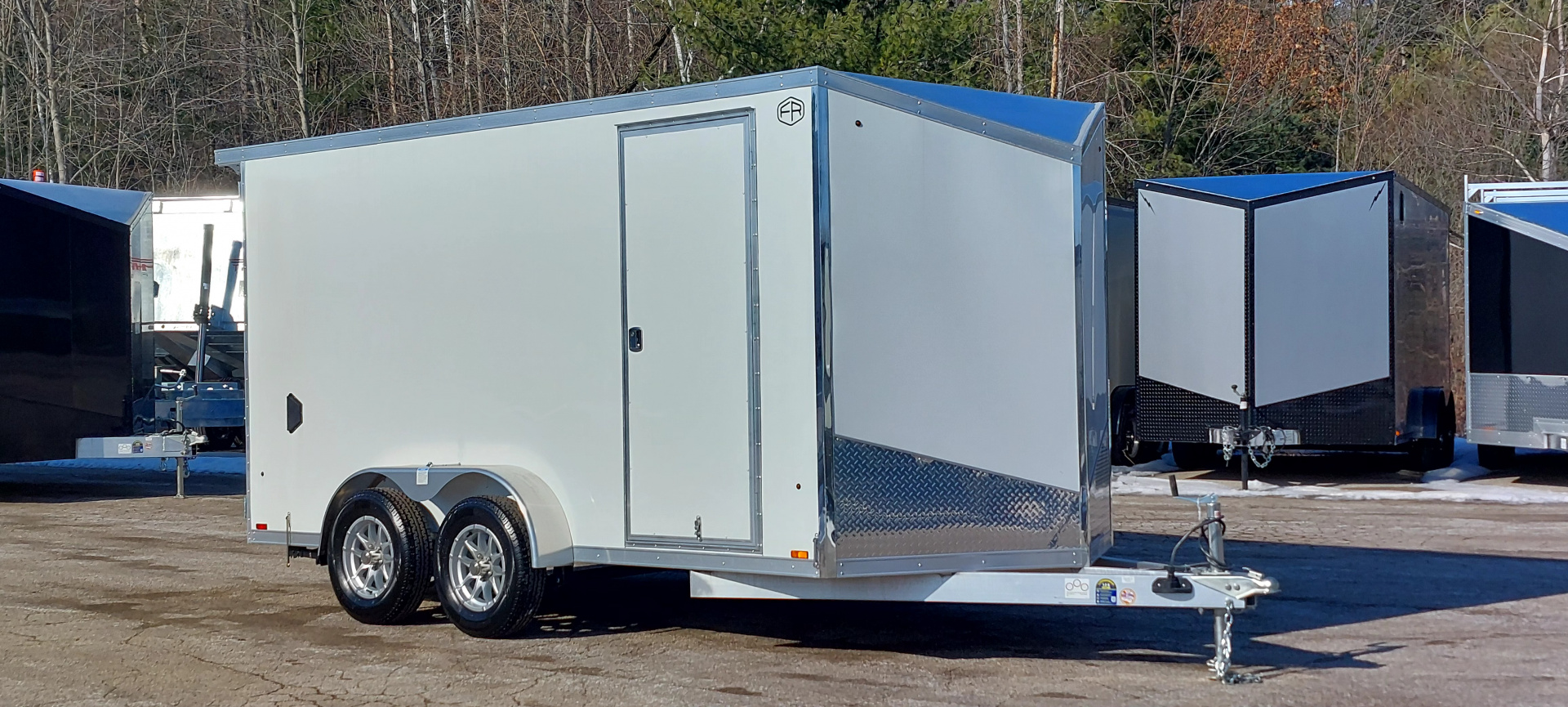 New 7 X 14 CARGO ENCLOSED AMERA-LITE TANDEM AXLE ALL ALUMINUM 2026 FOREST RIVER