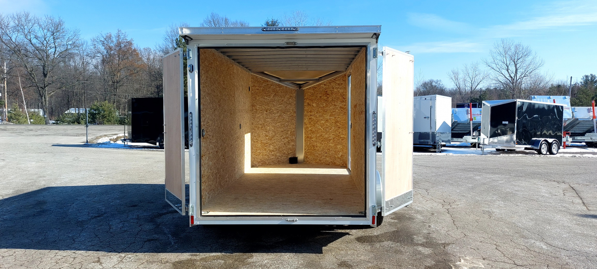 New 7 X 14 CARGO ENCLOSED AMERA-LITE TANDEM AXLE ALL ALUMINUM 2026 FOREST RIVER