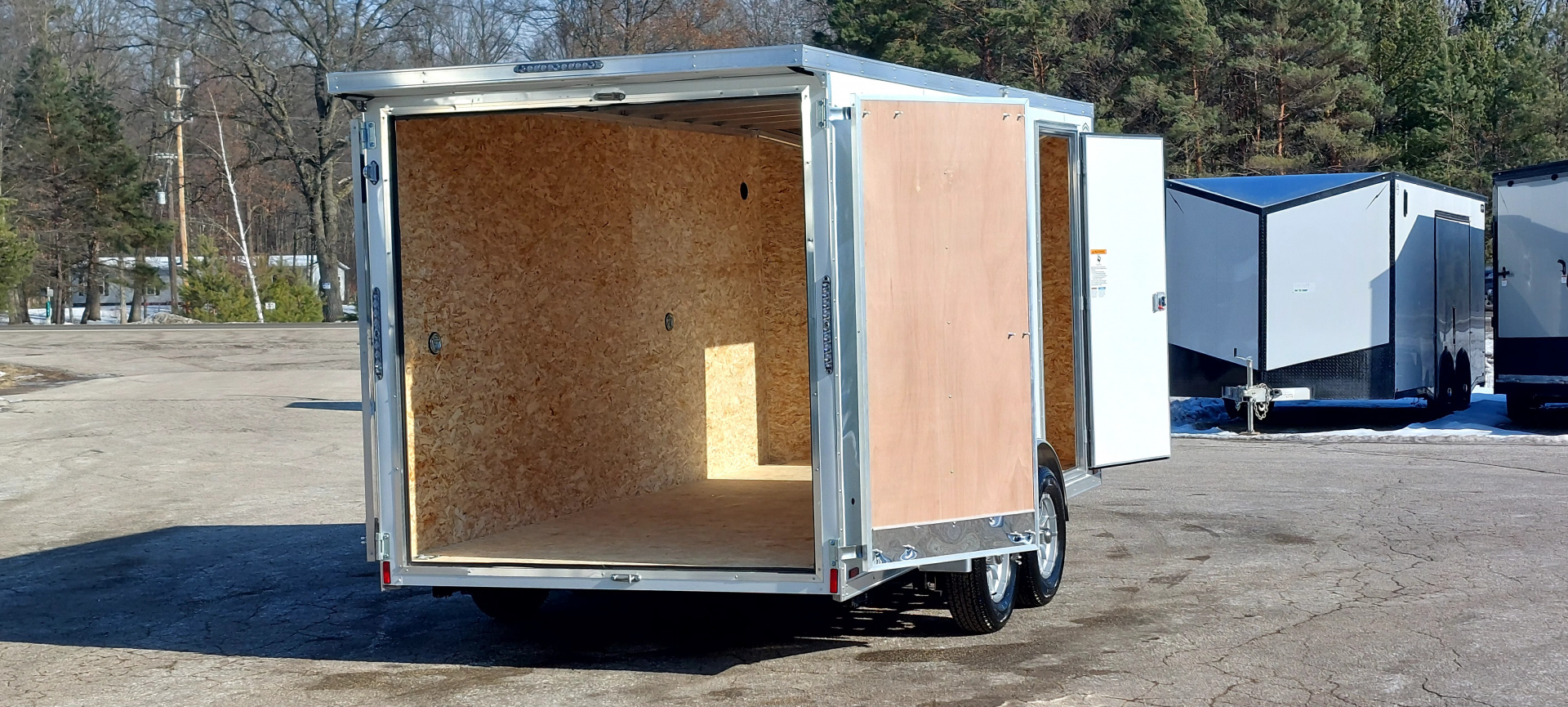 New 7 X 14 CARGO ENCLOSED AMERA-LITE TANDEM AXLE ALL ALUMINUM 2026 FOREST RIVER
