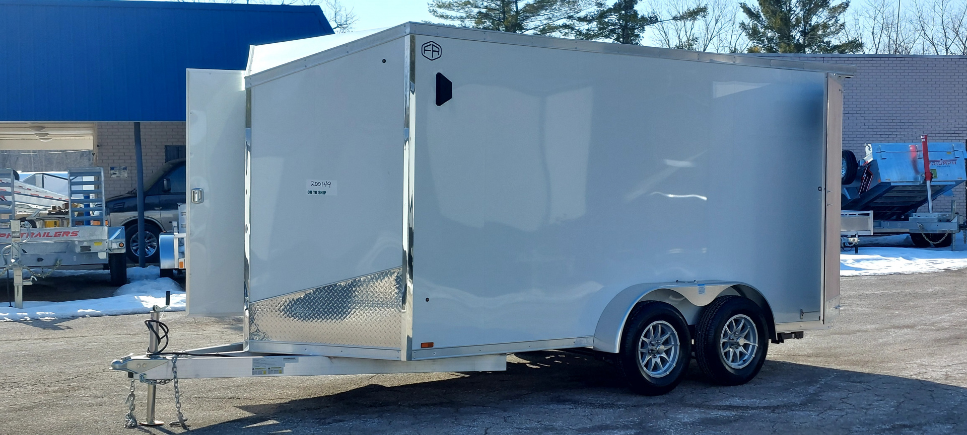 New 7 X 14 CARGO ENCLOSED AMERA-LITE TANDEM AXLE ALL ALUMINUM 2026 FOREST RIVER
