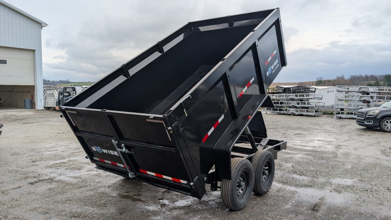 New 2026 BWise 6'9" x 12 Lo Pro Equipment Dump w/ 44" High Fixed Sides