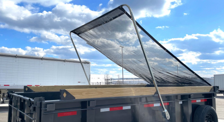 New Diamond C 14' LPT 207 Dump Trailer - 32" Sides, Board Brackets, Spare, Solar Charger