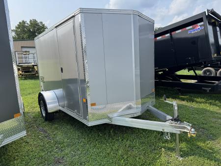 New 2027 E-Z Hauler EZEC6X10SA XLT PRO Cargo / Enclosed Trailer .080 POLY SIDES