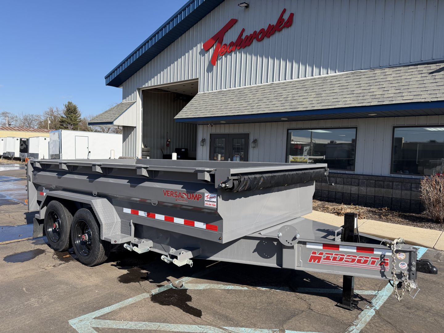 New 2026 Midsota NHVHD14-BP-176 Dump Trailer