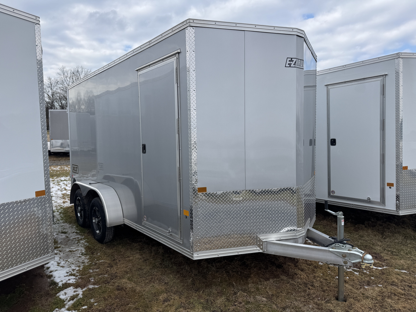 New 2026 E-Z Hauler EZEC7X14 XLT-BDP Cargo / Enclosed Trailer DOUBLE REAR DOORS FREE ALUMINUM WHEEL UPGRADE