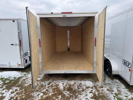 New 2026 E-Z Hauler EZEC7X14 XLT-BDP Cargo / Enclosed Trailer DOUBLE REAR DOORS FREE ALUMINUM WHEEL UPGRADE