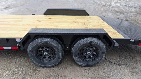 New 2026 CAM Superline 20' HD Wood Deck Car Hauler w/ DS Removable Fender