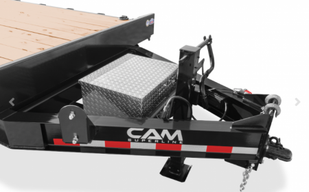 New 2026 CAM Superline 22' HD Deckover Full **POWER** Tilt Equipment Hauler