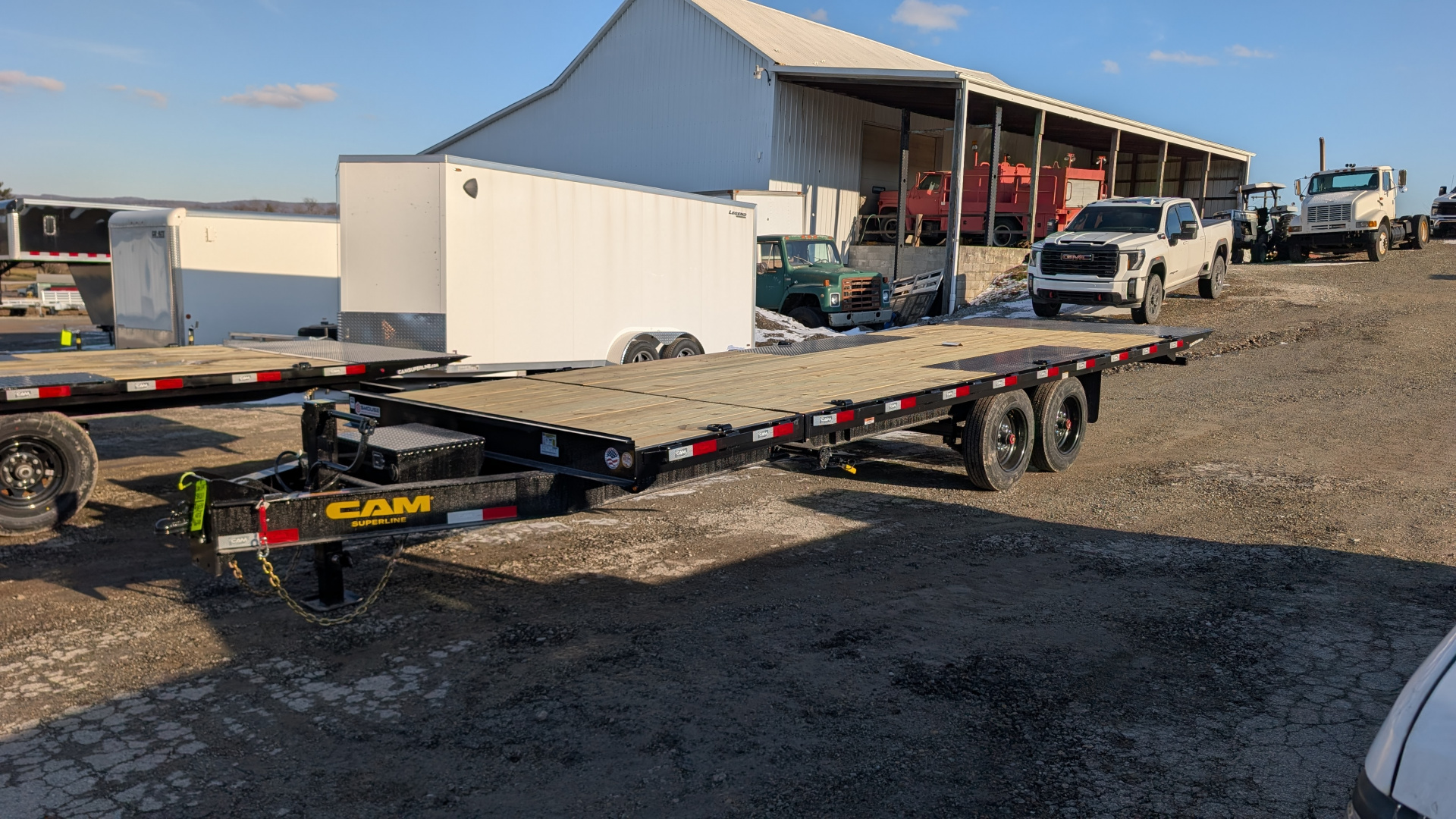 New 2026 CAM Superline 24' (4' Stationary + 20' Tilt) HD Deckover Split Equipment Tilt (8K AXLES!!!)