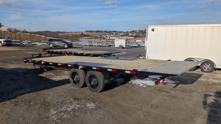 New 2026 CAM Superline 24' (4' Stationary + 20' Tilt) HD Deckover Split Equipment Tilt (8K AXLES!!!)