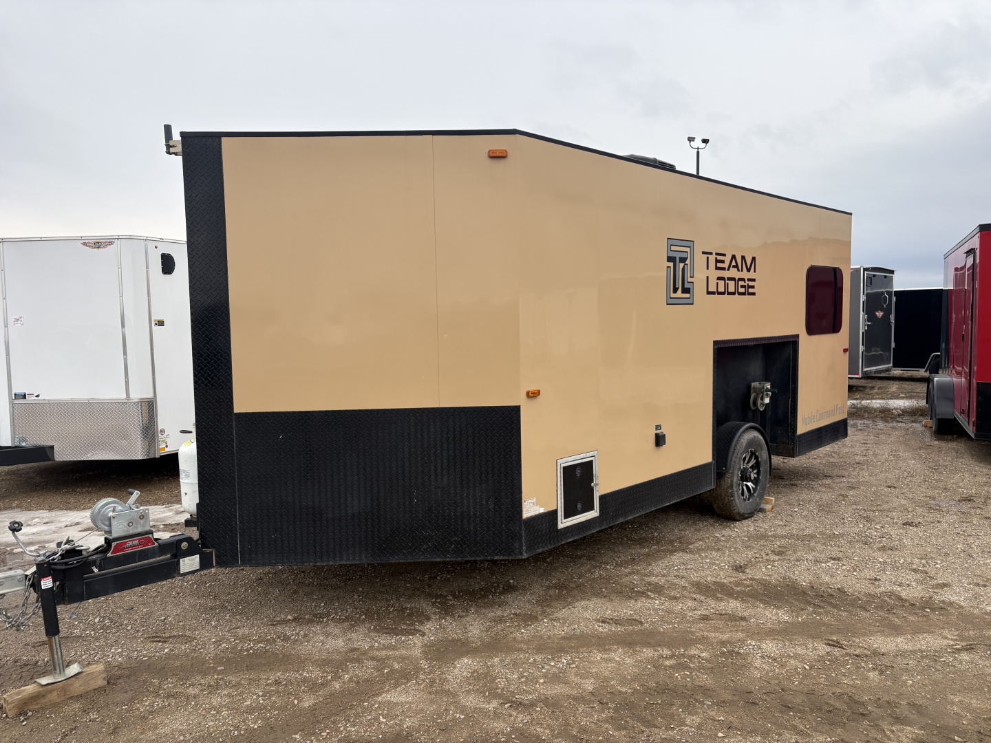 Used 2023 Team Lodge 8x18 heated office trailer