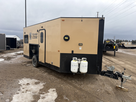 Used 2023 Team Lodge 8x18 heated office trailer