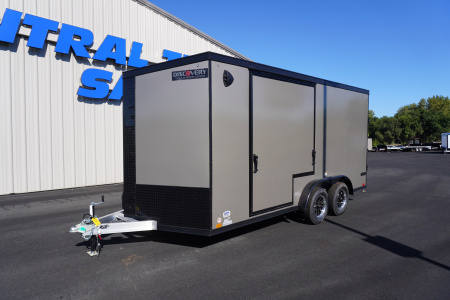 New 2026 Discovery Trailers 7.5x16 Enclosed Trailer W/Escape Door