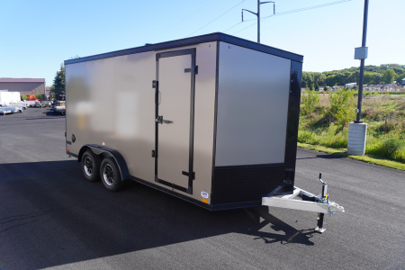 New 2026 Discovery Trailers 7.5x16 Enclosed Trailer W/Escape Door