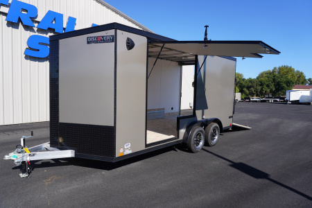 New 2026 Discovery Trailers 7.5x16 Enclosed Trailer W/Escape Door
