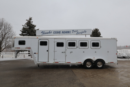 Used 2002 Exiss Trailers 4 Horse GN Trailer
