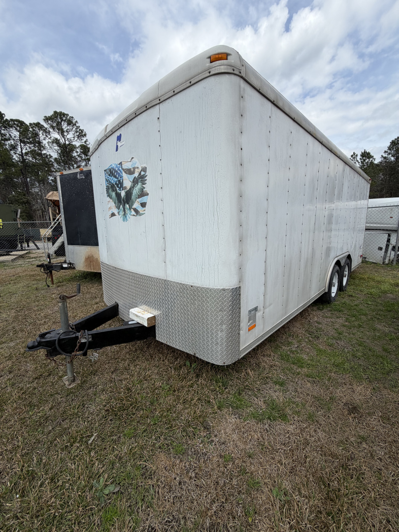 Used 2003 Pace American 8.5X18 Cargo / Enclosed Trailer